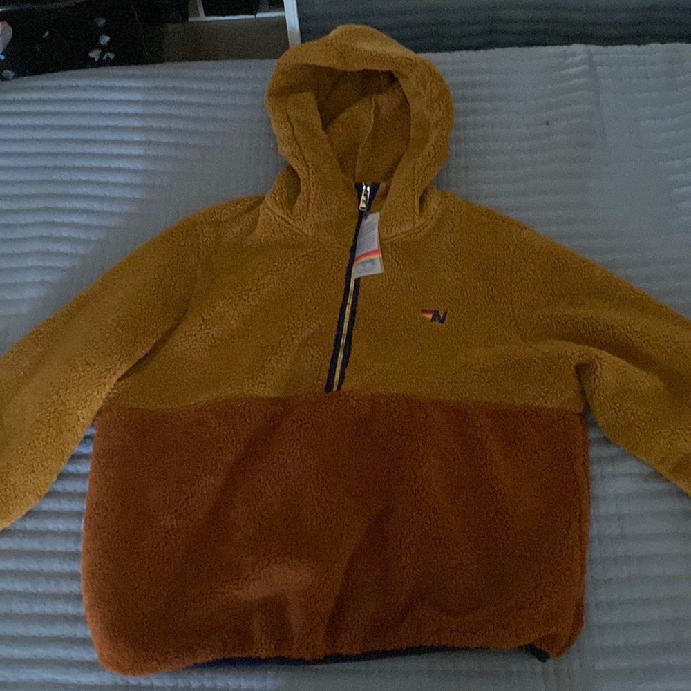 Aviator hoodie size is small